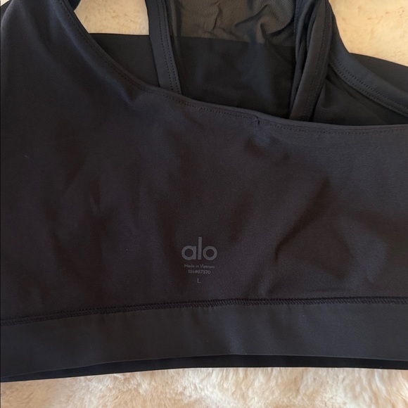 ALO Yoga Black Cutout Sports Bra - Picture 7 of 7